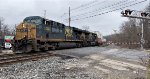 CSX 5266 leads I137 across Arlington St.